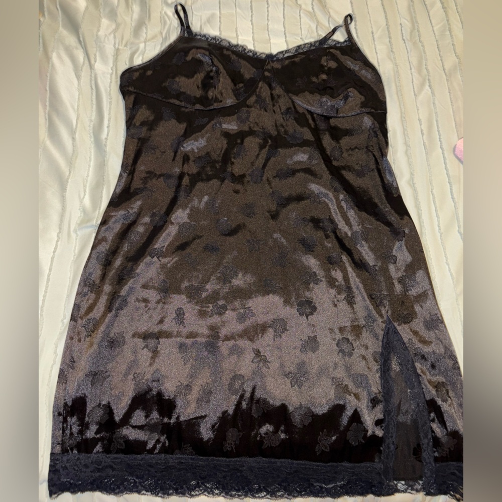 Fashion Nova Black Floral Dress